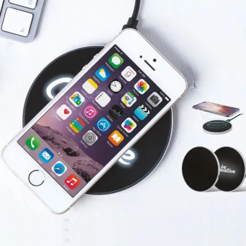 New Tech Gifts Wireless Charger with Full Color Printing LED Light up Logo